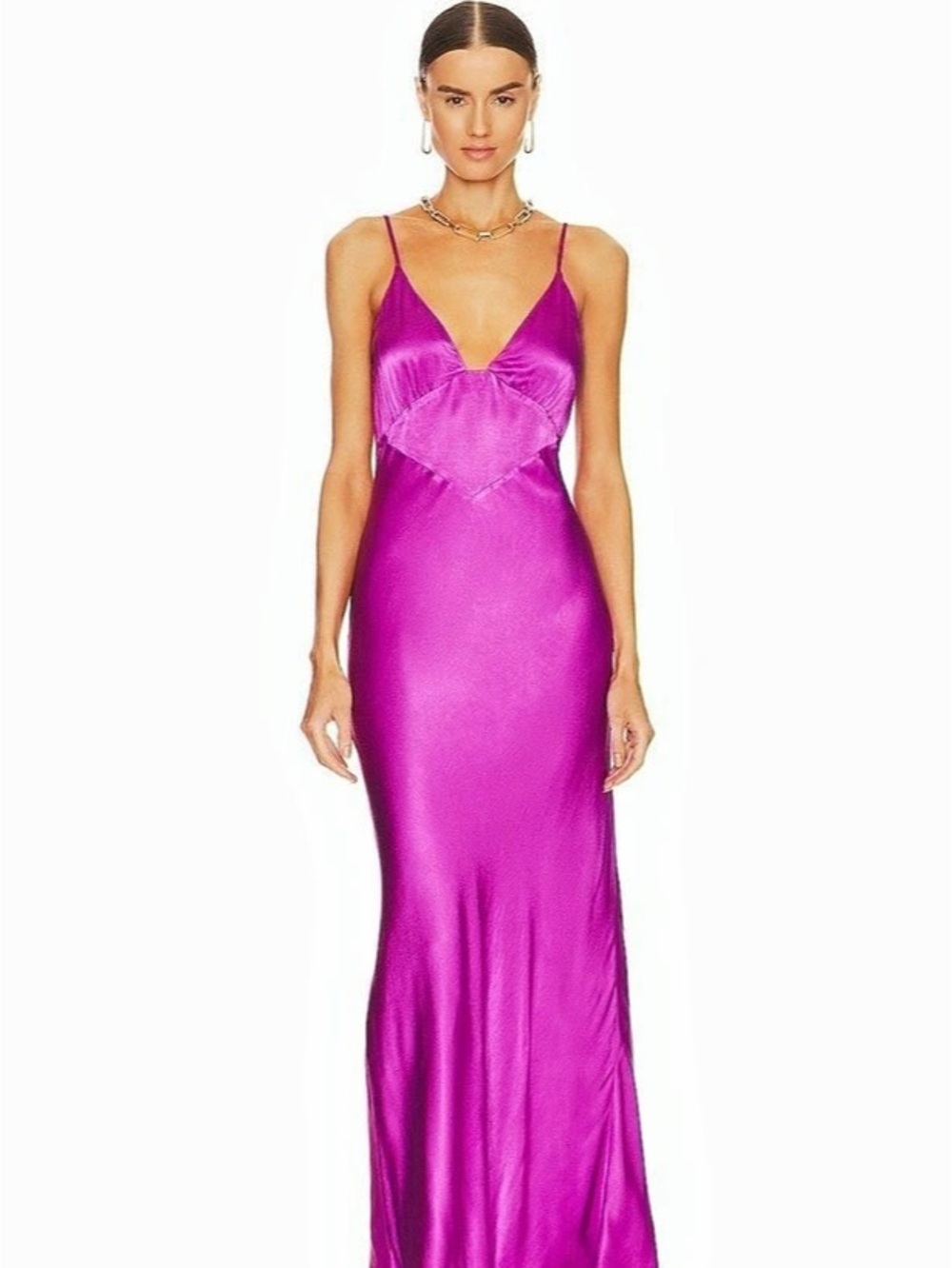 Pink Maxi Slip Dress Like New
